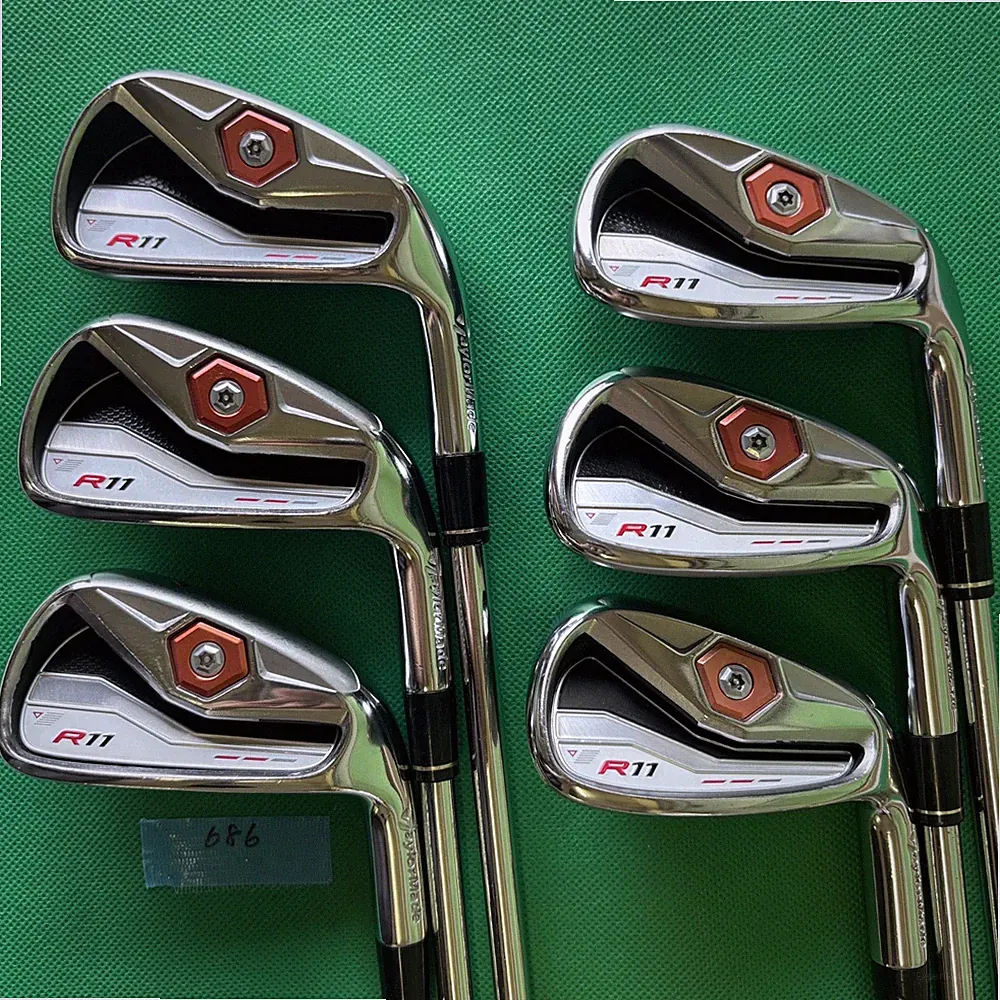 TaylorMade R11 Iron Set 6pcs 5-Pw Stiff KBS 90 Steel Shaft Golf Clubs