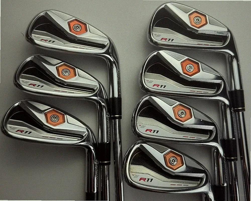 TaylorMade R11 Irons 5-PW, AW - KBS 90G Regular Flex - Very Good
