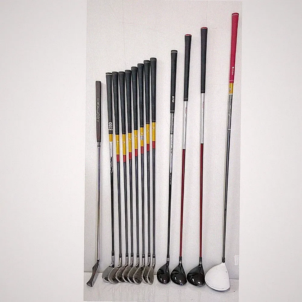 TaylorMade R11 R9 r7 Club Set 1W 3W 7W 3H 5-9i Pw Aw Sw PT 13pc RH Regular Men