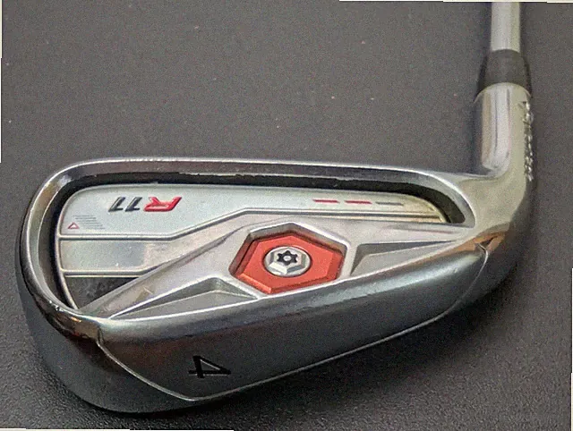 Taylormade R11 Single 4 Iron Golf Club Left Hand Steel Project X Patriot Grip