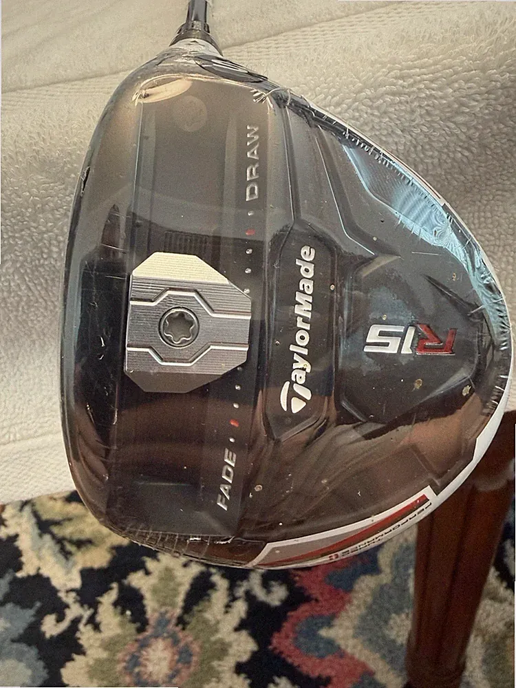 TaylorMade R15 Black Fairway Wood 3 Wood 3W 15° Graphite Stiff Flex Right Hand