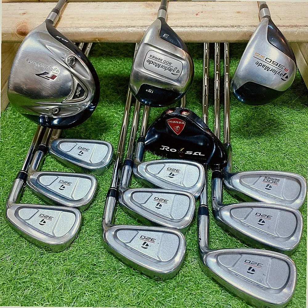 TaylorMade r7 320 Irons Rosa Putter Mens Golf Clubs Set Ready to Play 13pc EN3