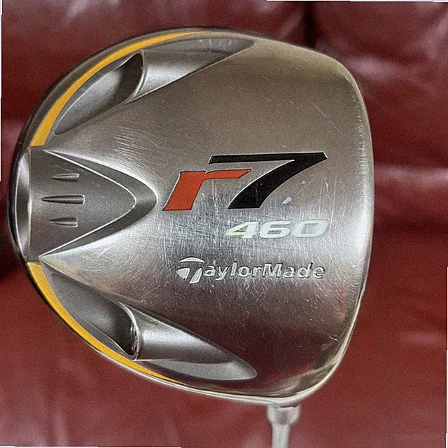 TaylorMade r7 460 9.5" Driver REAX Tour Stiff Flex Lamkin oversize grip w/cover