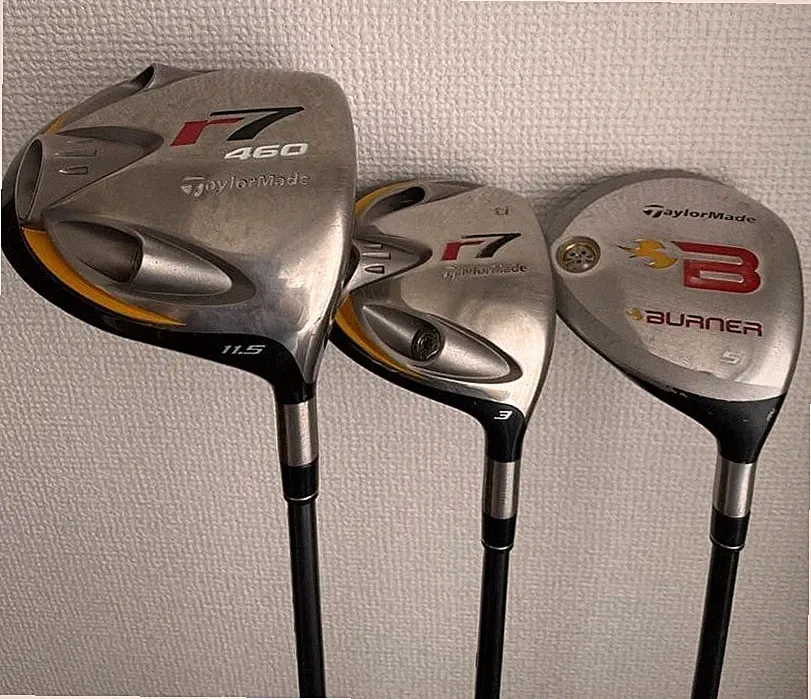 TaylorMade r7 460 Driver 11.5° Fairway Wood r7 ti 3W BURNER 5W Set R2/R Flex RH