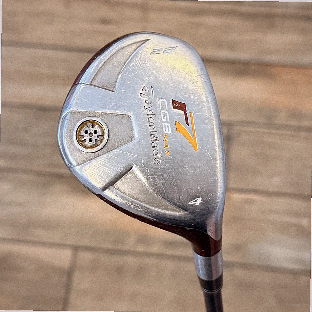 TaylorMade r7 CGB MAX 4 Hybrid 22° REAX 55 Graphite Regular Flex RH 40”