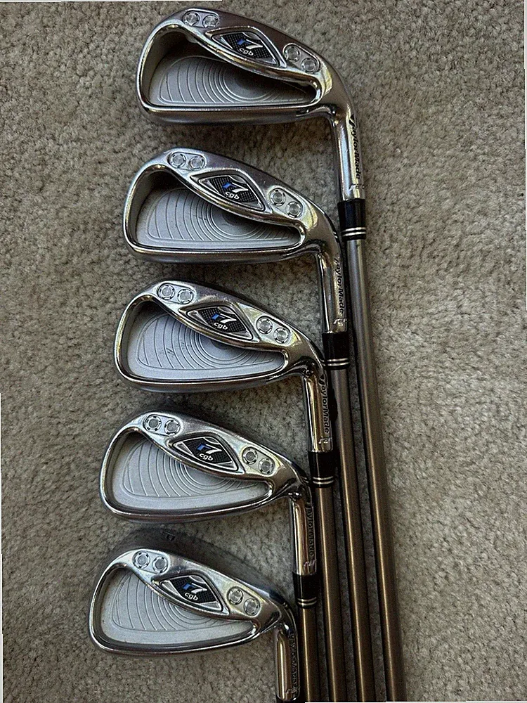 TaylorMade r7 CGB Max Rac Complete Iron Set 6-PW Ladies Flex Graphite Shafts RH