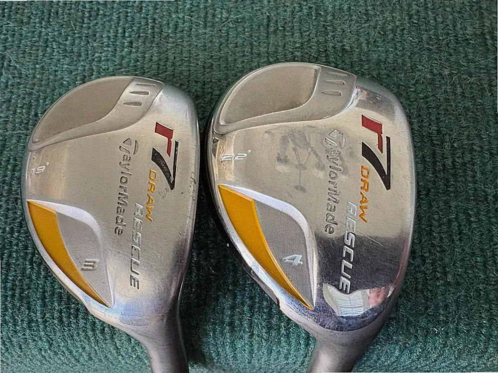TaylorMade r7 Draw Rescue Hybrid Set