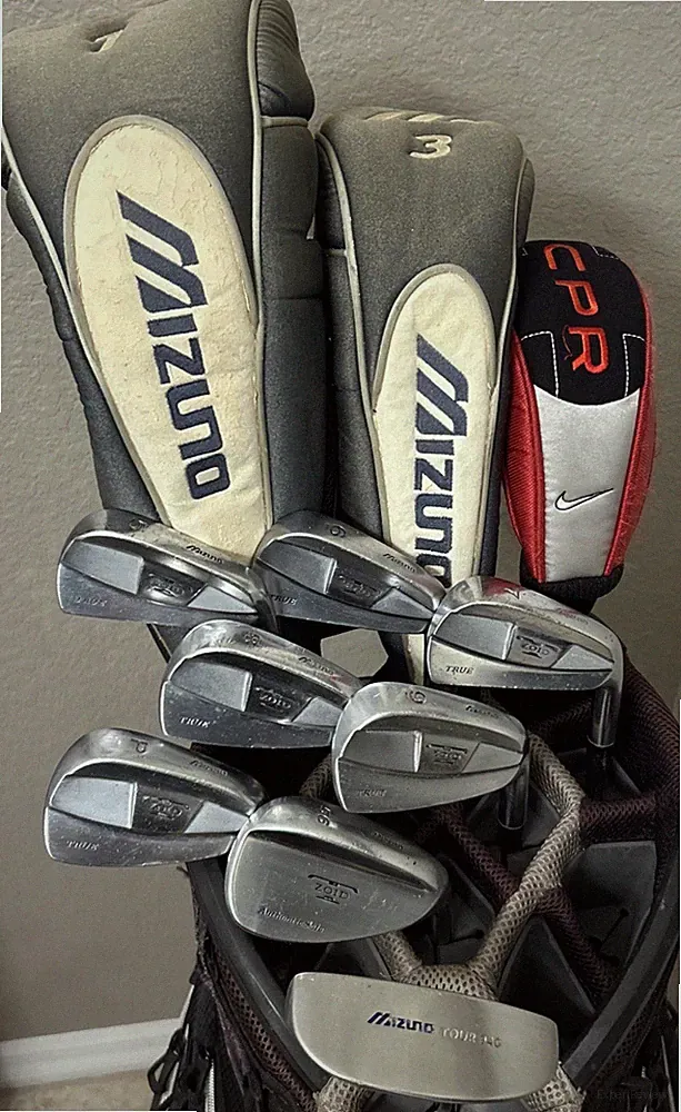 TAYLORMADE R7/MIZUNO Complete Golf Club Set(No Bag) RH. 11 Pcs. STIFF