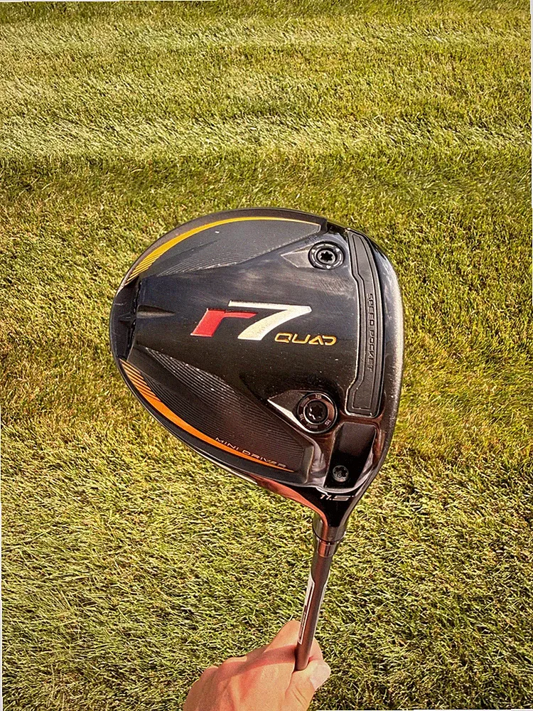 TaylorMade r7 Quad Mini Driver 11.5° REAX 75g Extra Stiff Flex 43.5" +HC NICE
