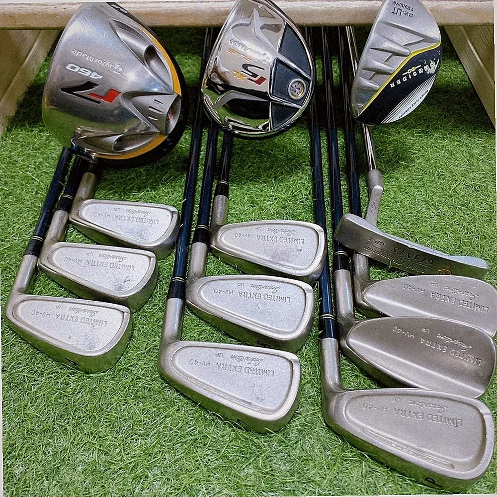 TaylorMade r7 r5 XL LIMITED EXTRA Mens Golf Clubs Set Ready 13pc ESS7
