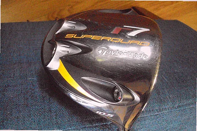 Taylormade R7 Superquad 10.5 deg driver Proforce A/senior graphite 45"
