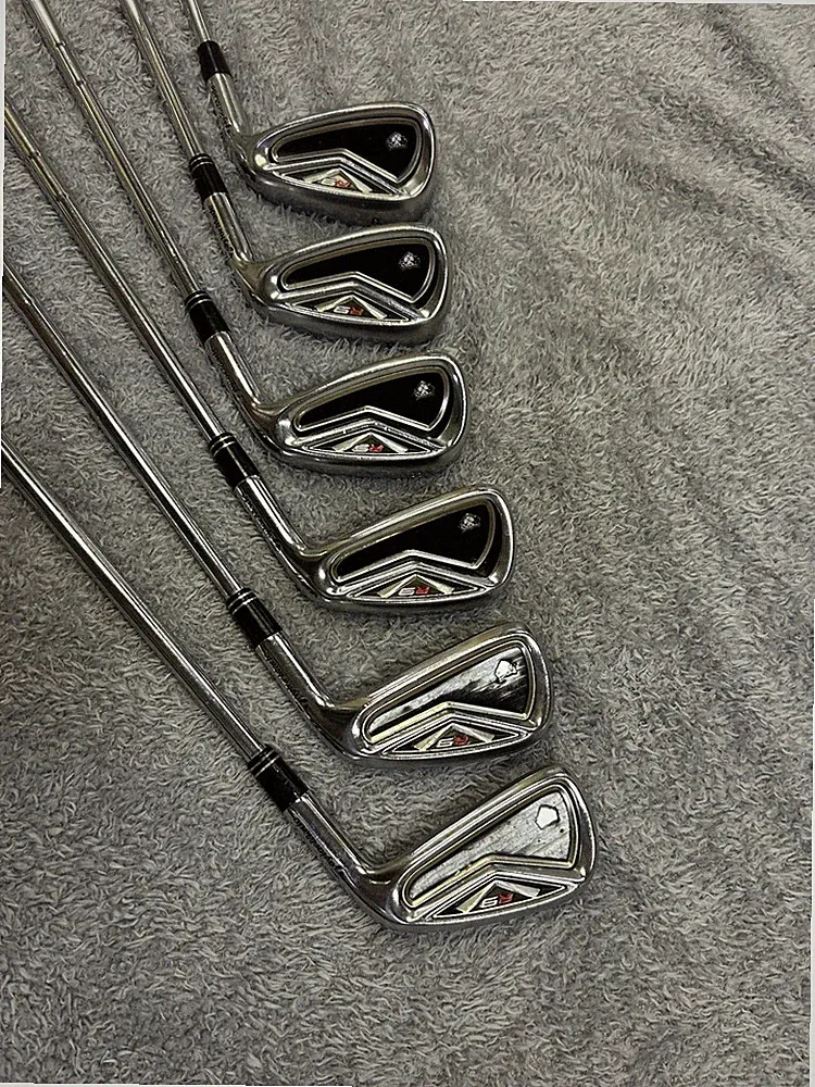 TaylorMade R9 Iron Set 4,5,7,8,9-PW RH Men Steel KBS 90 Golf Pride Grips 6 Clubs