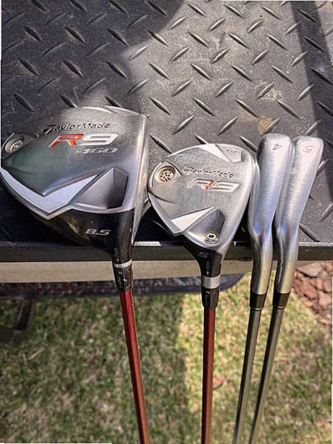 TaylorMade R9 Lot Driver 5W 4 Iron 5 Iron