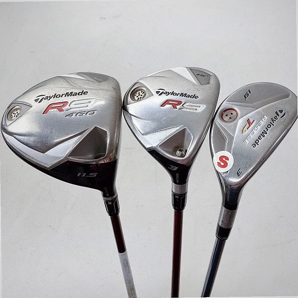 TaylorMade R9 Wood Set 1W 11.5° 3W 15° 3U 19° Men's S Flex RH Golf Clubs