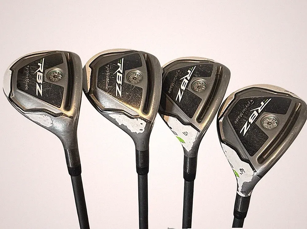 Taylormade RBZ Hybrid Set 19 22 25 28 Degree Hybrids RH Regular Worn See Pics