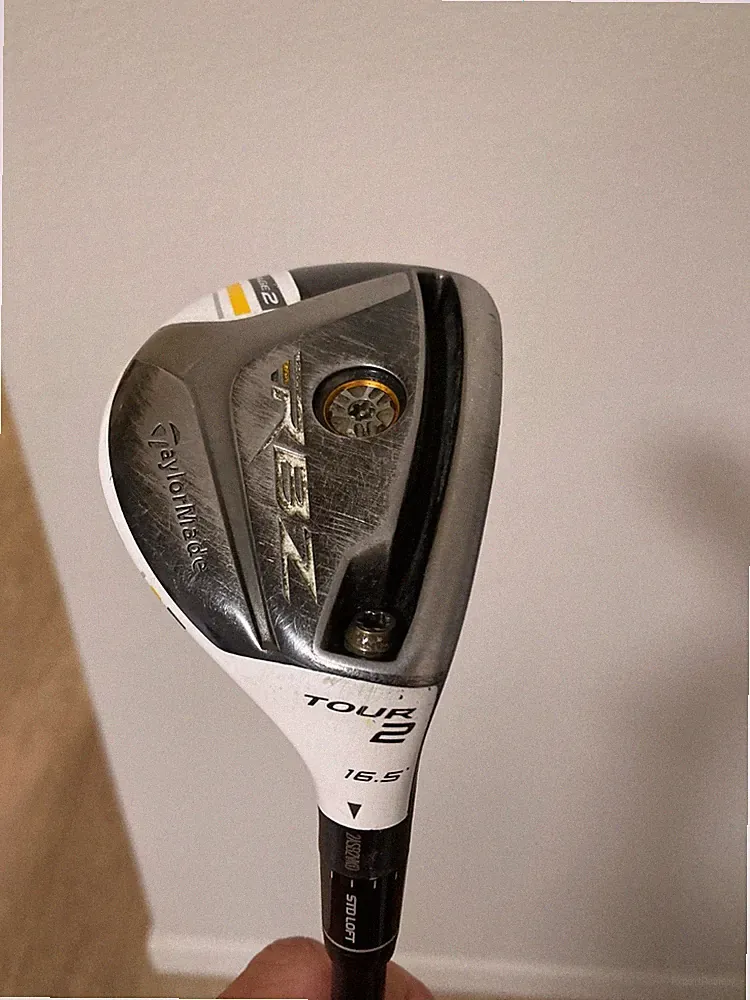 TaylorMade RBZ Stage 2 Tour Hybrid #2 16.5 80g Stiff Golf Pride Tour Velvet