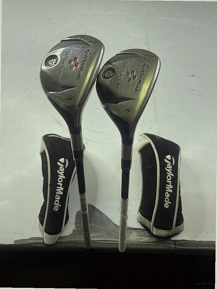 TAYLORMADE RESCUE 2009 HYBRID 4 5 SET HYBRIDS 22* 25* REGULAR GRAPHITE RH
