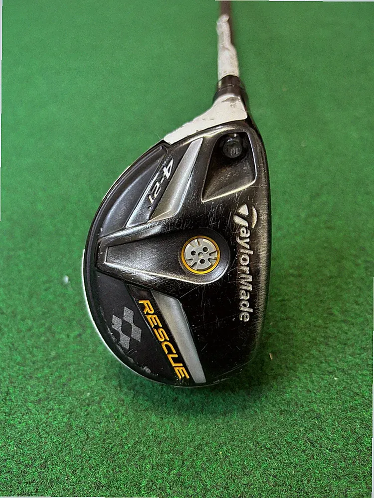 TaylorMade Rescue 4 Hybrid 21*, Left Handed, Stiff 65 RIP Graphite, Adjustable