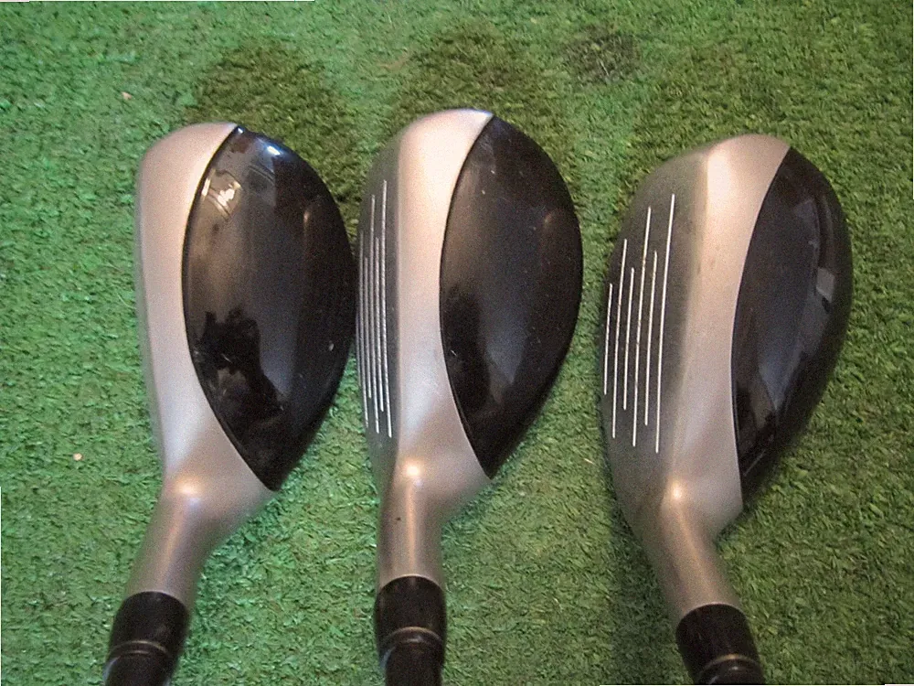 TAYLORMADE RESCUE MID 3, 4 + 5 HYBRIDS, TAYLORMADE SENIOR M FLEX GRAPHITE SHAFTS