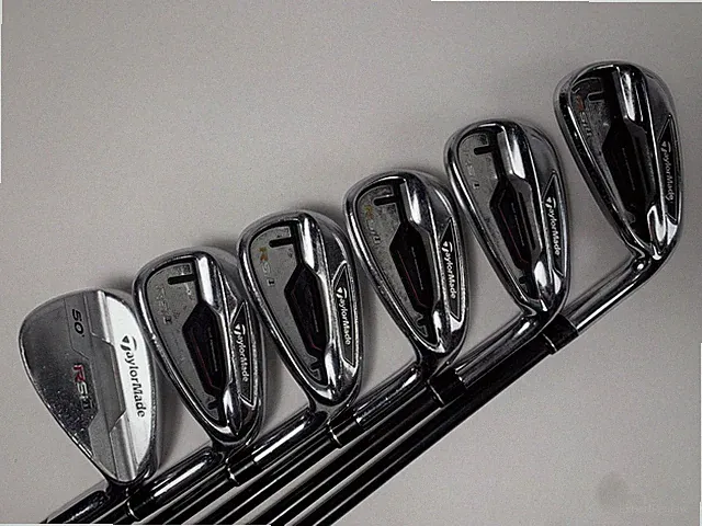 TaylorMade RSi 1 Iron Set 5-PW+AW REAX 55g Senior Graphite Mens RH No 6 iron