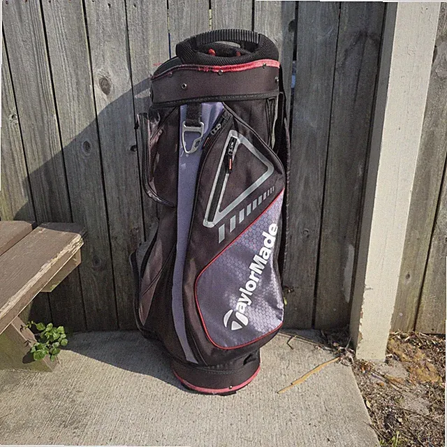 TAYLORMADE🚩Select Plus Lightweight Cart Bag/Red/Black/ GRAY 15-Way STAND