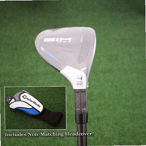 TaylorMade SIM 2 Max Rescue 4h Bassara 60 Regular Flex 22° 4 Hybrid - NEW