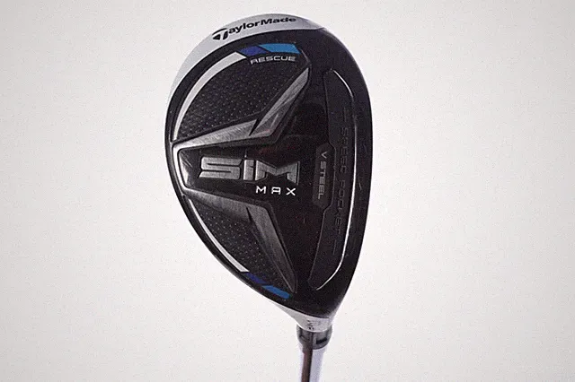 TaylorMade SIM MAX 19* 3H Hybrid Stiff Flex Fujikura Ventus Blue Very Good