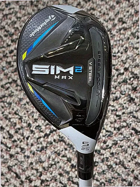 TaylorMade Sim Max 2 25° 5 Hybrid Aldila NV 45g Ladies Flex Shaft Lamkin Grip