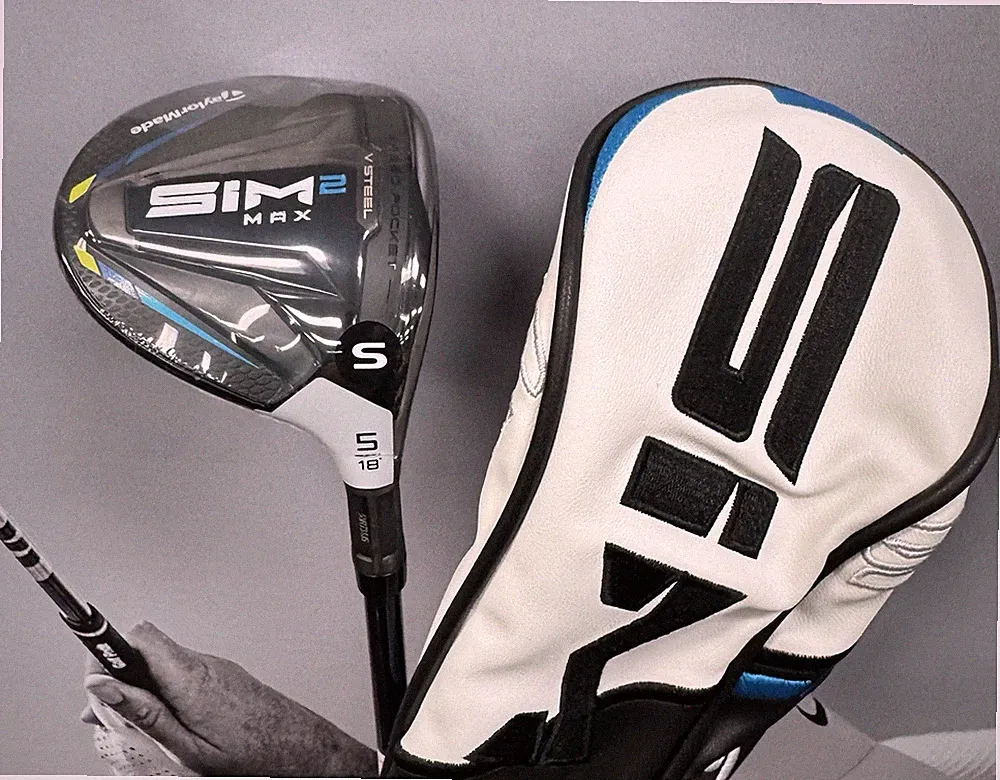 TaylorMade SIM2 Max 18* 5 Wood Ventus Blue Graphite Stiff w Headcover New