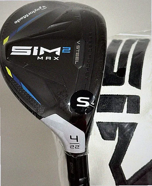 TaylorMade SIM2 Max Rescue 4-Hybrid 4H 22* Stiff Flex Ventus Blue w/ Cover NEW