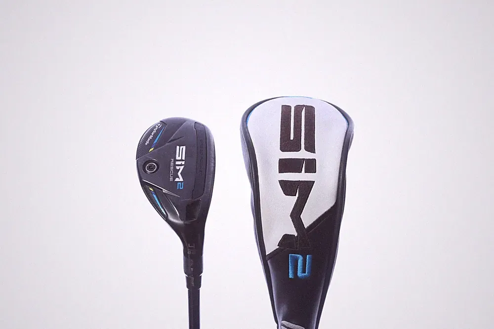 TaylorMade SIM2 Rescue 22* 4H Hybrid RH TENSEI AV Series Blue Stiff Flex 86g