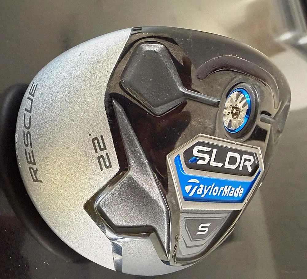 TaylorMade SLDR Rescue 4 Hybrid Golf Club 22° Right-Handed Black/Silver/Blue