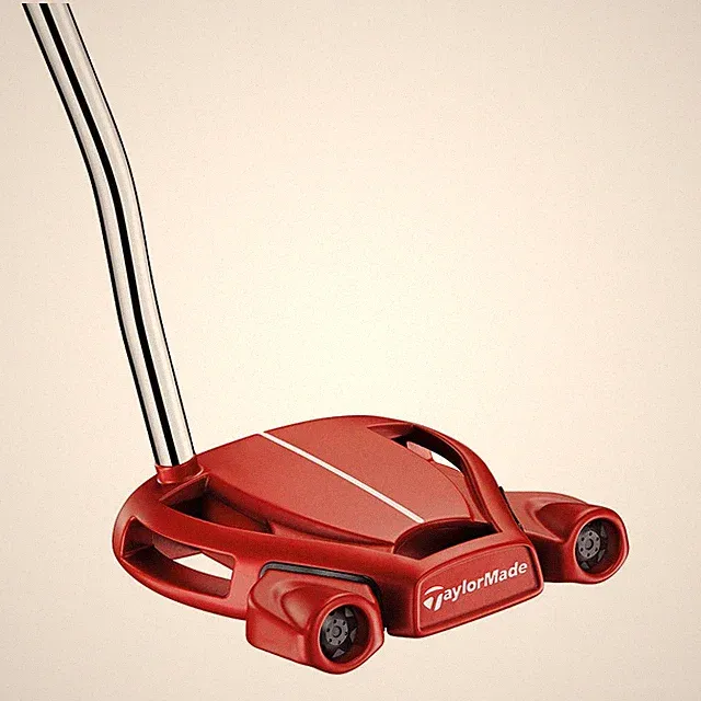 TaylorMade Spider GHOST Red Putter Double Bend 35ich RH Steel shaft HC New