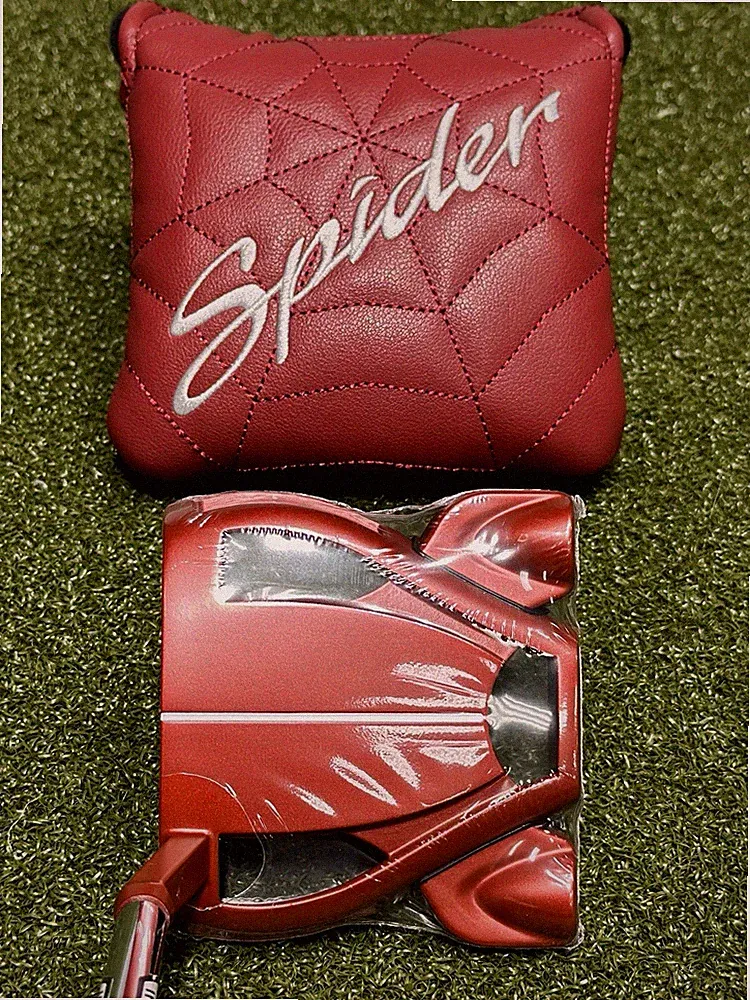 TaylorMade Spider Red #3 Slant Neck Mallet Putter 34" Inch w/ Headcover RH NEW!