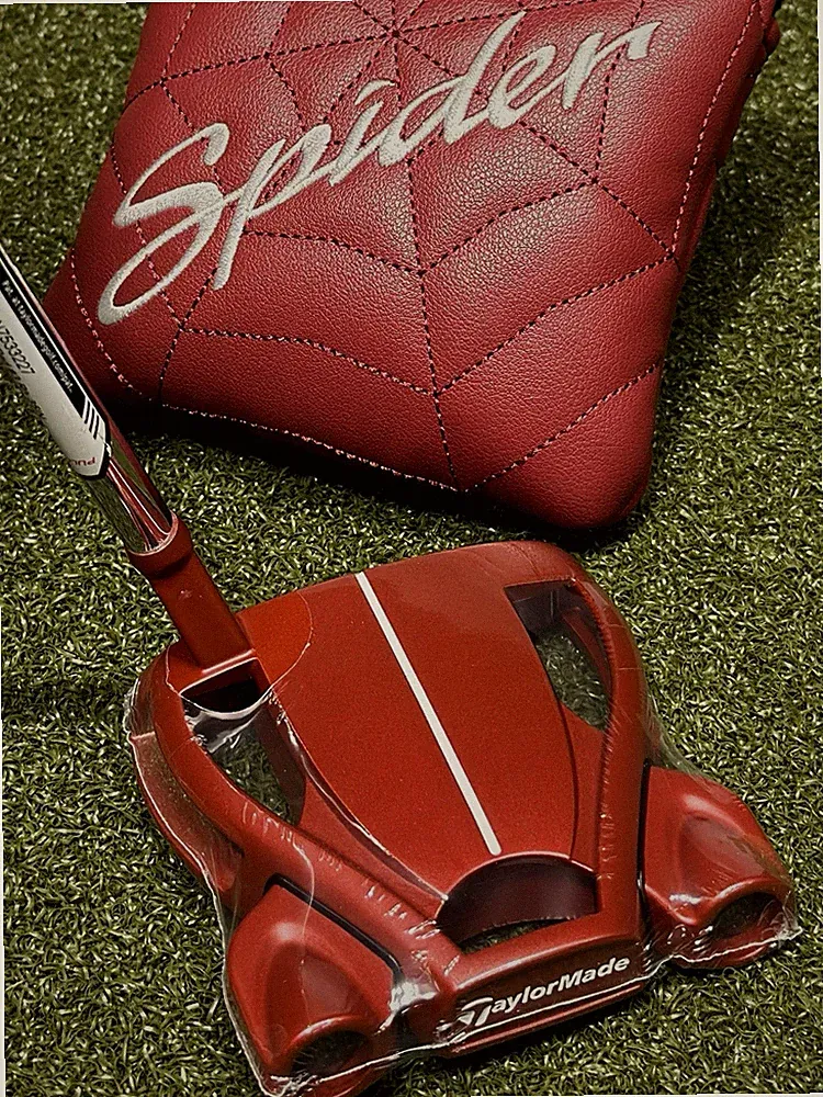TaylorMade Spider Red #3 Slant Neck Mallet Putter 35" Inch w/ Headcover RH NEW!