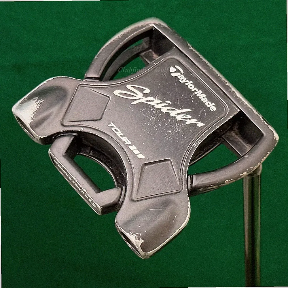 TaylorMade Spider Tour 2020 Black #3 35" Slant-Neck Mallet Putter w/Super Stroke