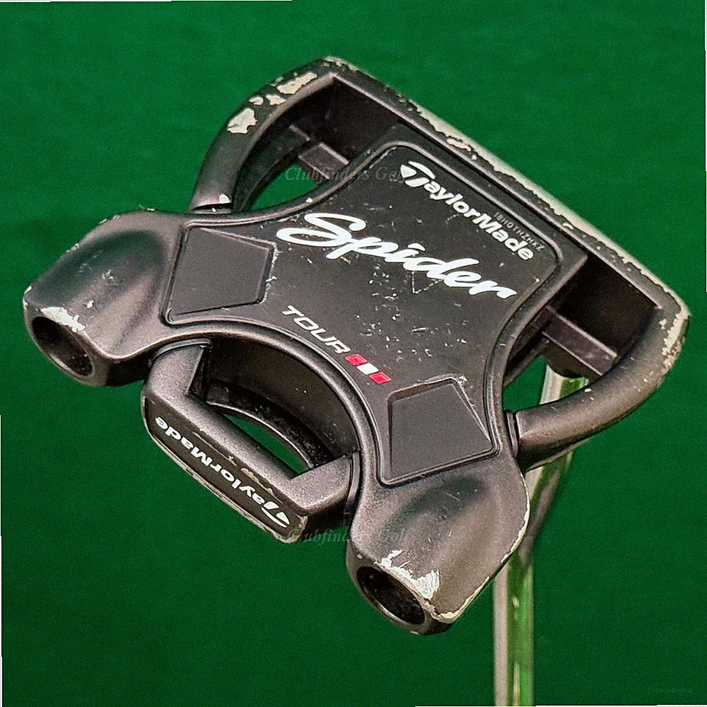 TaylorMade Spider Tour Black 2020 34" Double-Bend Putter W/ Super Stroke