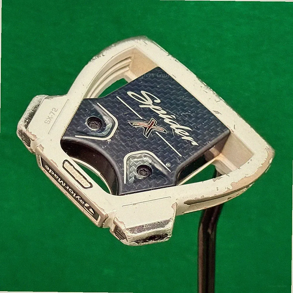 TaylorMade Spider X SX-72 Chalk/White 33" Single-Bend Putter w/ Super Stroke