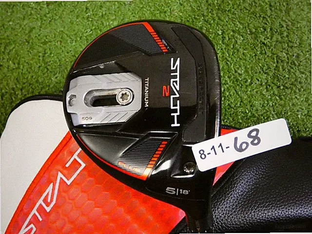 TaylorMade Stealth 2 Plus 18* 5 Wood HZRDUS Smoke RDX 75g 6.0 Stiff HC Excellent