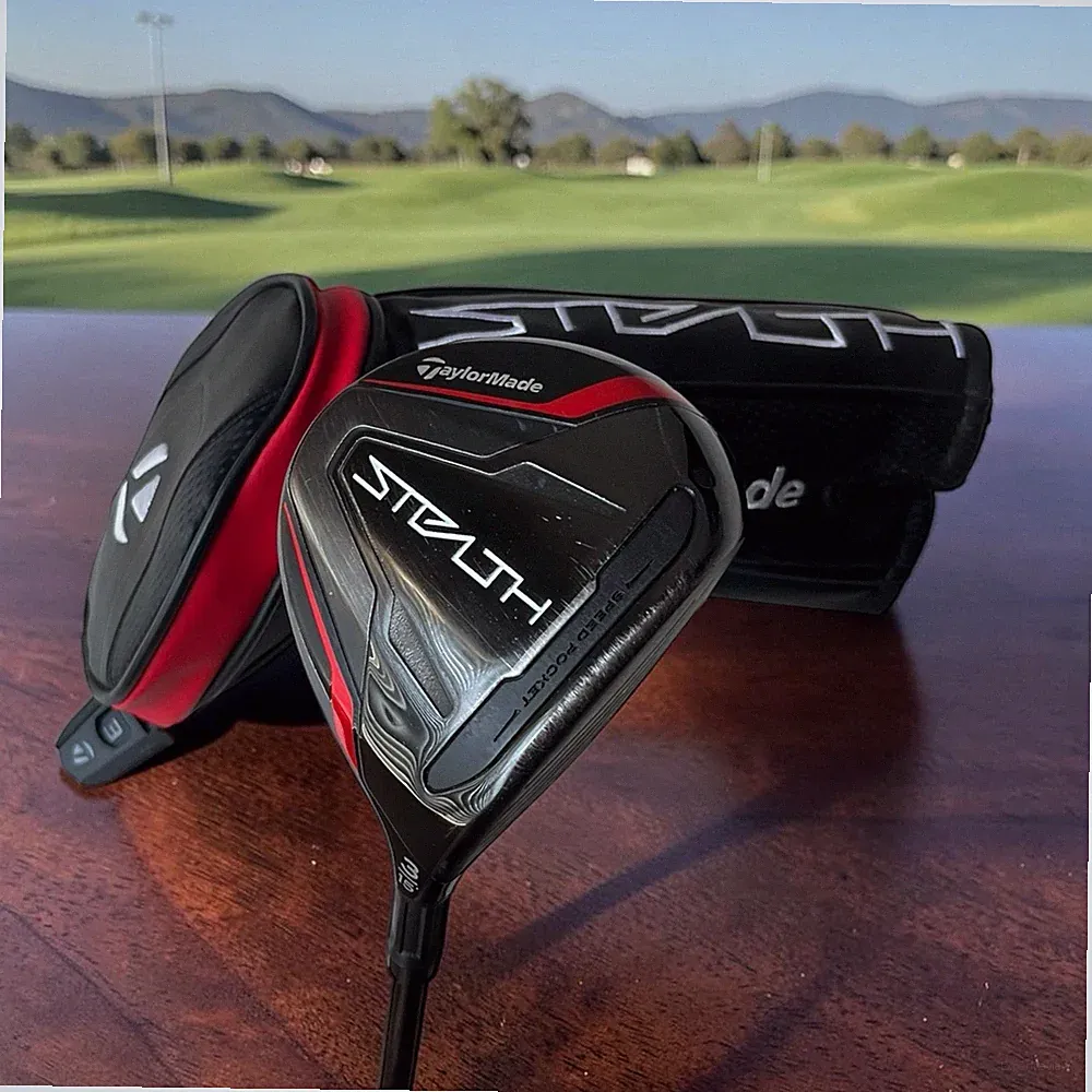 TaylorMade Stealth 3 Wood 15° Fairway Wood Stiff Graphite Golf Club Cover Right