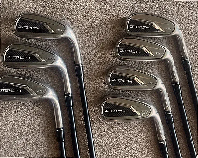 Taylormade Stealth HD Iron Set (5-PW,AW) RH KBS Max 85g Graphite Regular