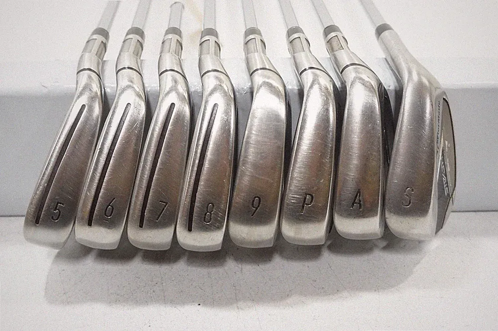 Taylormade Stealth Iron Set 5-Pw, Aw, Sw Regular Flex Kbs Max Mt 85 Steel Good