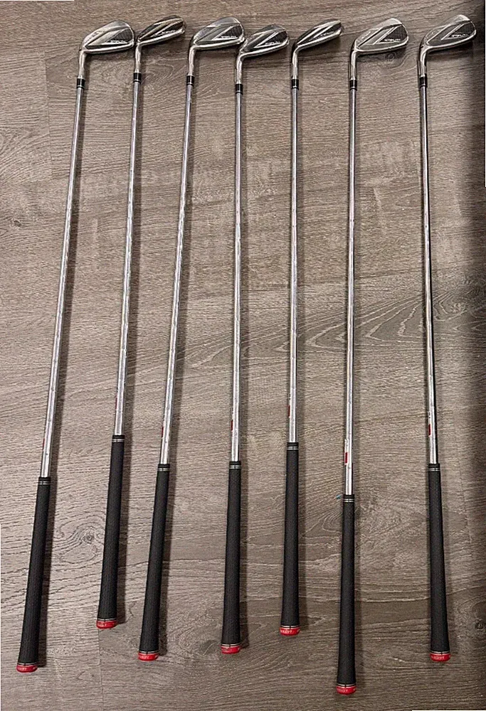 TaylorMade Stealth Irons 5-AW Left Handed KBS Max MT 85 Stiff Flex Steel 7 Clubs