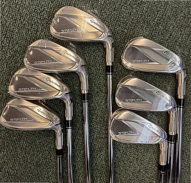 TAYLORMADE STEALTH IRONS 7 PC SET #5-PW,AW KBS MAX MT 85 STL Regular Flex