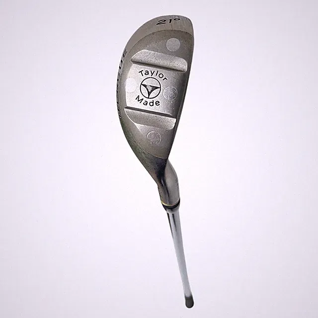 TaylorMade Titanium 21° Hybrid Rifle Precision S90 Steel Stiff Flex 39" RH READ