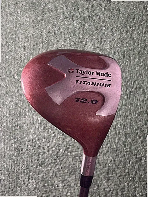TaylorMade Titanium BUBBLE SHAFT Driver 12.0 R-80 Plus Right Hand 47”