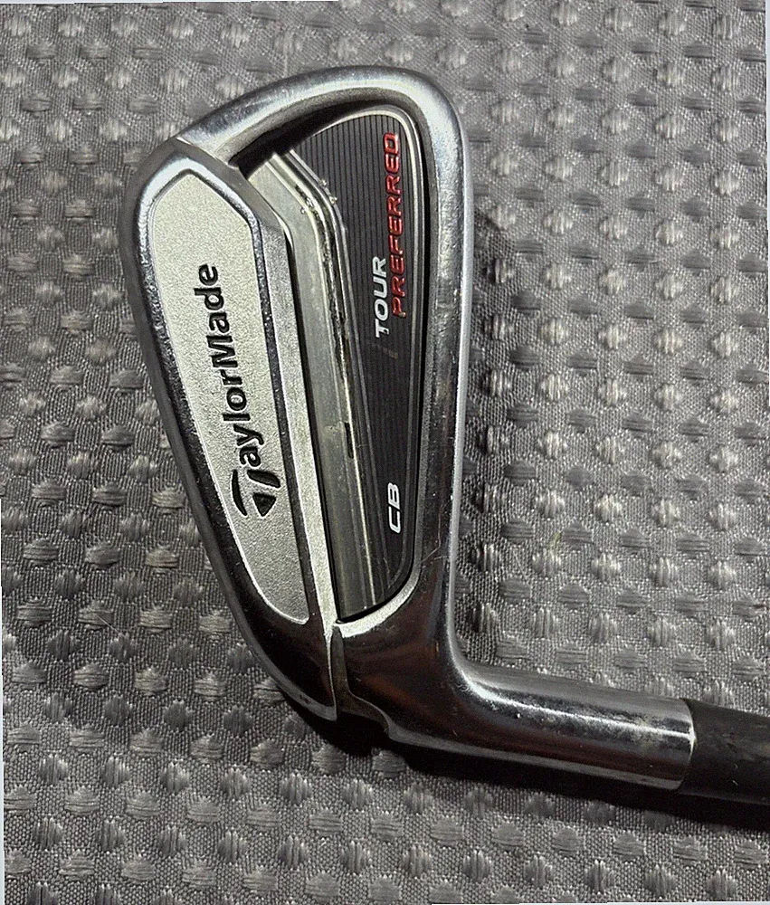 Taylormade Tour Preferred CB 6 Iron LH Stiff Flex KBS Tour 120 Shaft-Left Handed