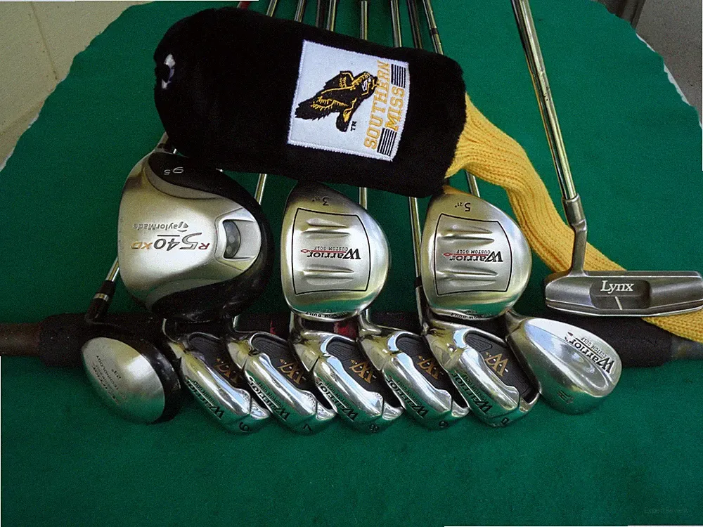 TaylorMade Warrior Irons Driver Woods Hybrid Complete Golf Club Set Mens RH