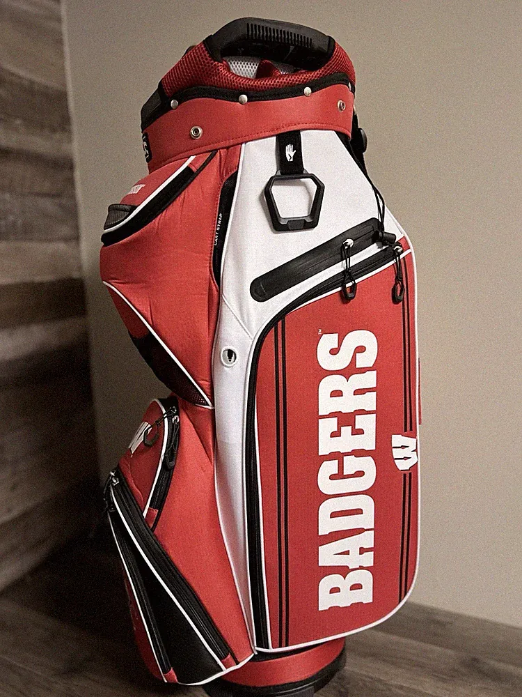 Team Effort NCAA The Bucket III Cooler Cart Golf Bag Wisconsin Badgers BRAND NEW