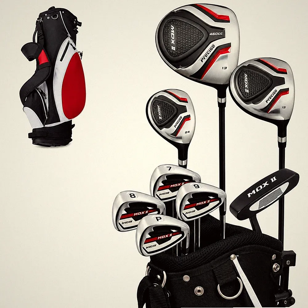 Teen Golf Club Set 16 In Complete Driver Hybrid Irons Putter Bag Stainless Steel